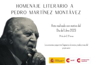 Cartel promocional de la exposición Homenaje a Pedro Martínez Montávez