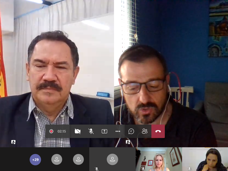 Imagen: sesión de clausura del curso